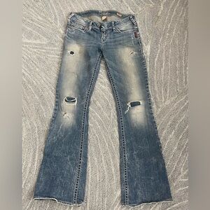 Vintage Y2K boot cut Silver Jeans size 28